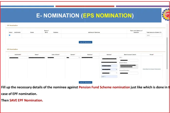 EPFO Nomination 